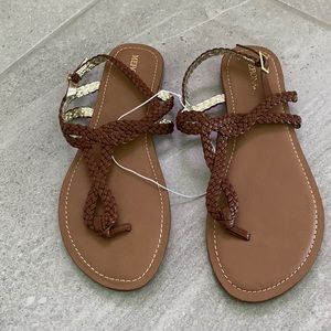 merona brown sandals
